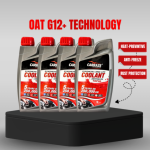 Carraze Long Life Red Coolant 50/50 (4 Liters)