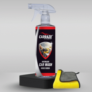 Carraze Waterless Car Wash + Microfiber Towel 400GSM (30x40cm)