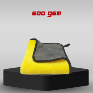 High quality 500 GSM microfiber towel 40x40cm for car detailing and cleaning
