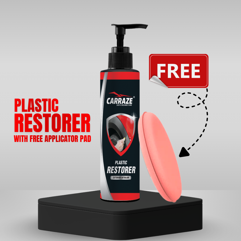 Carraze Plastic Restorer 250ml With Free Applicator Foam