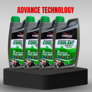 Carraze Long Life Green Coolant 50/50 (4 Liters)