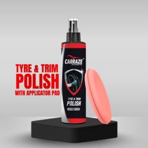 Carraze Tyre & Trim Polish 250ml + Applicator Pad